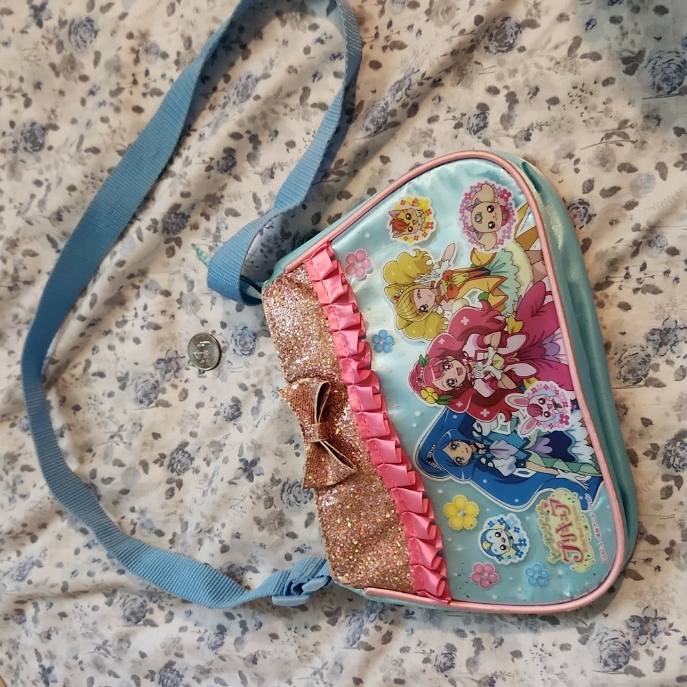 Beautiful precure blue purse.